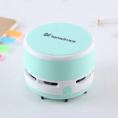 #ad Teal Portable Cordless Mini Desktop Vacuum Desk Dust Cleaner. DISCONTINUED. $15.00