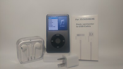 #ad Apple iPod Classic 5 5.5 6 amp; 7th Generation 30GB 60GB 80GB 120GB 160GB $52.99