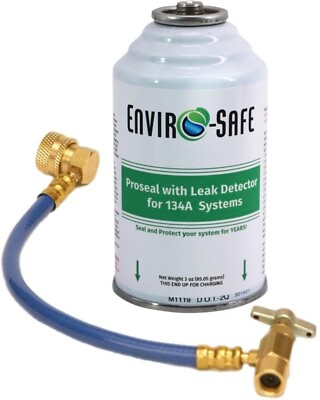 #ad Pro Seal Stop Leak w R 134a Leak Detector Dye R 134a Charging Hose 1 Can $28.00