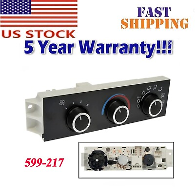 #ad HVAC Control Module Front Fits For Chevrolet GMC Express 2500 3500 OE 599 217 $108.50