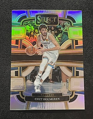 #ad Chet Holmgren 2023 24 Panini Select Concourse Silver Prizm #41 Thunder $6.99