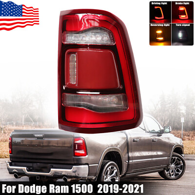#ad Right RH Tail Lights For 2019 2020 2021 Dodge Ram 1500 LED Rear Brake Stop Lamps $129.82