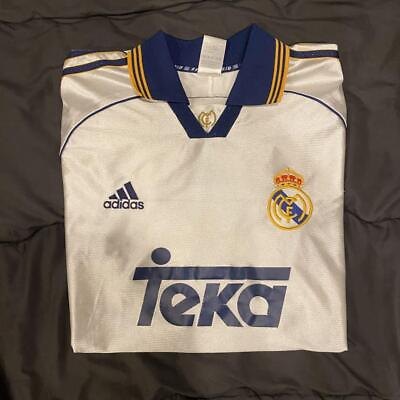 #ad Vintage Real Madrid 98 00 CL Champion Limited Jersey Size M adidas Original $712.50