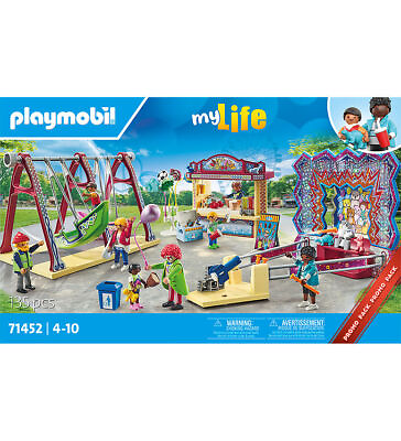 #ad PLAYMOBIL #71452 Fun Fair Amusement Park NEW $49.95