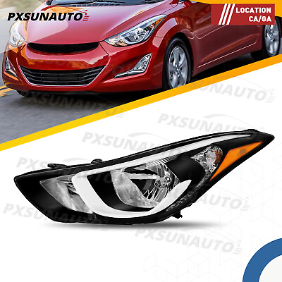 #ad #ad For 2014 2015 2016 Hyundai Elantra Headlight Assembly Factory Left Driver Side $59.99