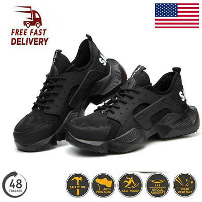 #ad New Mens Safety Shoes Waterproof Sneakers Indestructible Steel Toe Work Boots $36.59