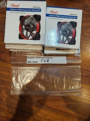 #ad Rosewill 120mm Case Fan with Red LED and PWM Pulse Width Modulation Function $19.95