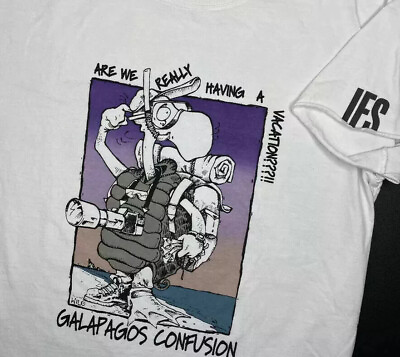 #ad Vintage Nomada Galapagos T Shirt Comics Wilo Graphic Tee Vacation Retro S RARE $19.99