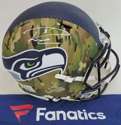 #ad Russell Wilson Signed Seattle Seahawks Alternate Camo AUTHENTIC NFL Helmet w COA $431.40