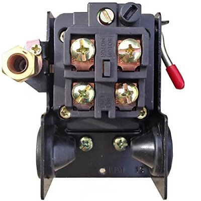 #ad Air Compressor Pressure Switch Control 90 125 psi Single Port HEAVY DUTY 26A ... $28.34