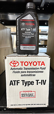 #ad LEXUS TOYOTA TRANSMISSION FLUID ATF TYPE T IV 6QTS IN A CASE 00279 000T4 01 $45.00