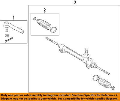 #ad TOYOTA OEM 09 19 Highlander Steering Gear Linkage Outer Tie Rod Right 4546009180 $66.50
