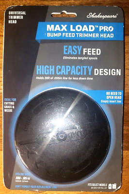 #ad NEW Shakespeare Max Load Pro Bump Replacement Trimmer Head Universal Easy Feed $24.98