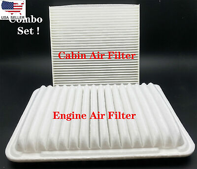 #ad CABIN amp; AIR FILTER COMBO FOR TOYOTA CAMRY 2.5L 2.4L ENGINE 2007 2017 17801 0H050 $8.99