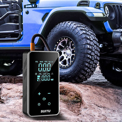 #ad Car Tyre Inflator Pump Cordless Digital Touch Air Compressor USB Rechargeable US $21.99