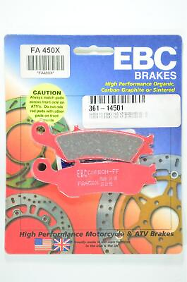 #ad Carbon X Organic Front Brake Pads EBC FA450X $35.95