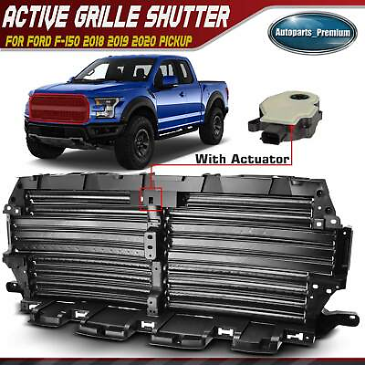 Upper Radiator Grille Air Shutter for Ford F150 F 150 2018 2020 w Actuator Motor $219.99