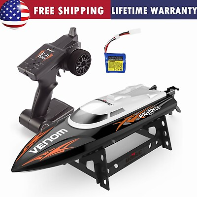 #ad Udirc RC Racing Boat Electric Remote Control High Speed RC Boat 25km h Toy Gifts $39.98