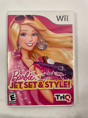 #ad Barbie: Jet Set amp; Style Nintendo Wii 2011 Complete w Manual CIB Tested $6.85