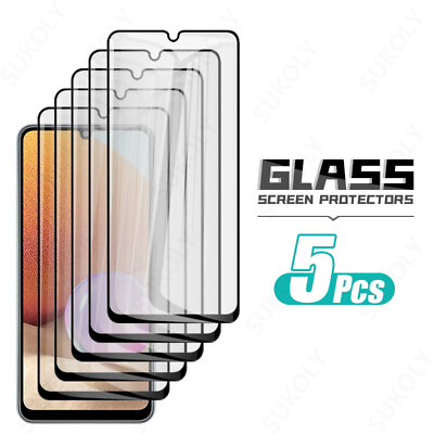 #ad Full Tempered Glass Screen Protector Film For Samsung S24 S23 S22 S21 Ultra Plus $4.59