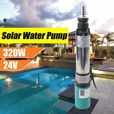 #ad NEW 320W DC 24V Submersible Solar Power Deep Well Water Pump Farm Ranch 5m³ h US $62.00