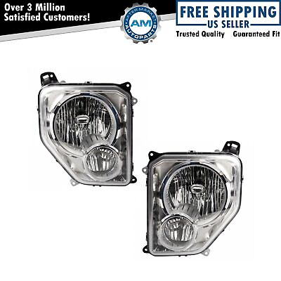 #ad Headlight Set Left amp; Right For 2008 2012 Jeep Liberty CH2502196 CH2503196 $106.75