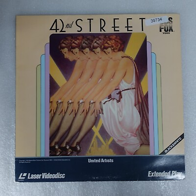 #ad 42nd STREET WARNER BAXTER BEBE DANIELS 1 Musical Laserdisc 1983 LD229 $6.22