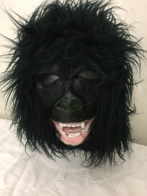 #ad Vintage FUN WORLD Gorilla Monkey Adult Halloween Mask Korea Made Rare Classic $149.99