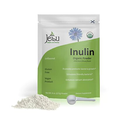 #ad Inulin Powder Organic Chicory Root FOS Soluble Inulin Fiber Prebiotic Int... $19.66