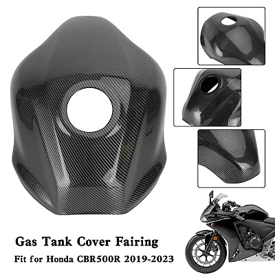#ad Gas Tank Cover Guard Fairing Protector For Honda CBR500R 2019 2023 Carbon F1 $129.19