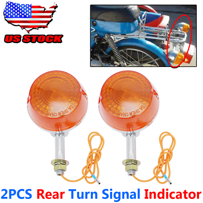 #ad 2x Rear Turn Signal Indicator Light Winker Blinker For Suzuki FA50 Shuttle 80 91 $38.59