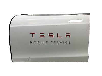 #ad 2012 2015 Tesla Model S Front Driver Door Panel Left LH Silver PMSS Wrapped $450.08