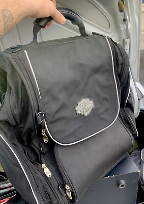 #ad Harley Davidson Touring Travel Trip Bag Luggage Big Open Storage Hotel Portable $189.00