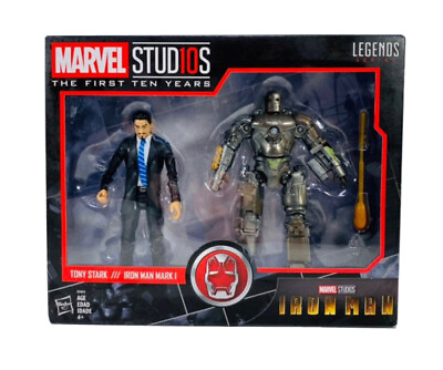 #ad Marvel Legends Iron Man Tony Stark Iron Monger Exclusive Figure2 Pack Hasbro Toy $48.45