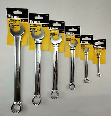 #ad Titan Polished Individual Metric 12 Pt Wrench Choice of Sizes 6mm 29mm $7.21