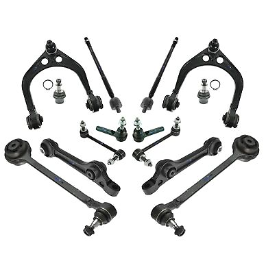 #ad 14 New Pc Suspension Kit for Chrysler Dodge Control Arms Tie Rod Ends Sway Bar $198.90