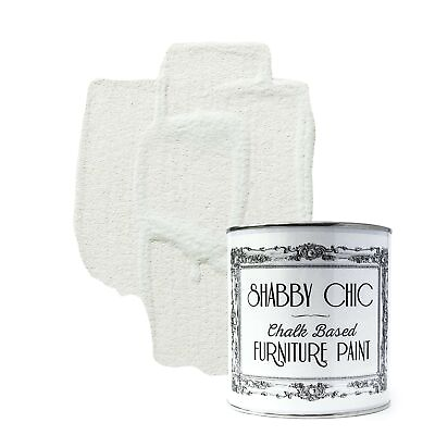 #ad Shabby Chic Chalked Furniture Paint: Matte Finish 8.5oz Chalky White $24.97