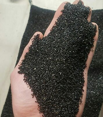 #ad Black Aquarium Substrate Medium Sand 10lbs 25lbs 35lbs 45lbs $5.99