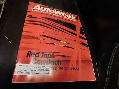 #ad AutoWeek Magazine August 25 1986 $5.49