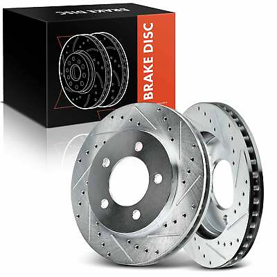 #ad 2x Drilled Brake Rotor for Ford Expedition Lincoln Navigator 4WD Front LH amp; RH $85.99