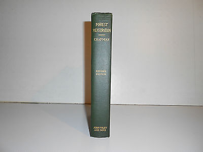 #ad 1924 Forest Mensuration by Herman Haupt Chapman 2nd Edition Revised $25.00
