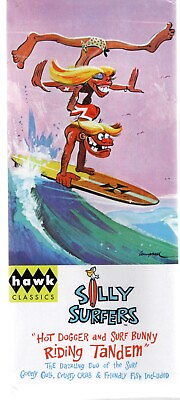 #ad Silly Surfers Model Kit Hot Dogger and Surf Bunny Riding Tandem NIB Hawk Classic $15.98