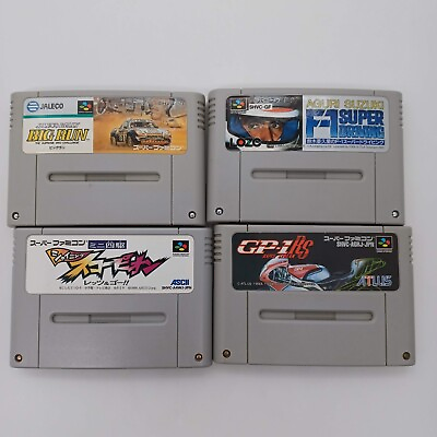 #ad NINTENDO Super Famicom SFC All Racing Games F 1 GP 1 NTSC J Japan Import Tested $7.99
