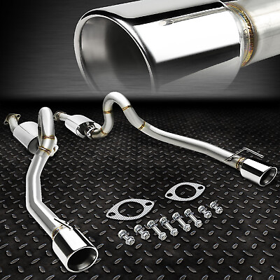 #ad FOR 96 04 MUSTANG GT V8 SN95 4quot; ROLLED MUFFLER TIP RACING CATBACK EXHAUST SYSTEM $210.88