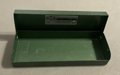 #ad Vintage S K TOOLS 60632 USA Green Socket Storage Box *EMPTY CASE* $20.00