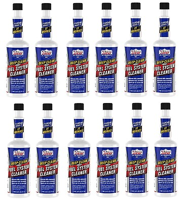#ad LUCAS OIL 10512 DEEP CLEAN FUEL SYSTEM CLEANER 16 Ounce Bottle 12 Pack $111.86