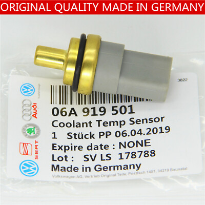 #ad 2 pins Coolant Temperature Sensor and O Ring FOR VW Volkswagen Audi 06A 919 501A $12.87