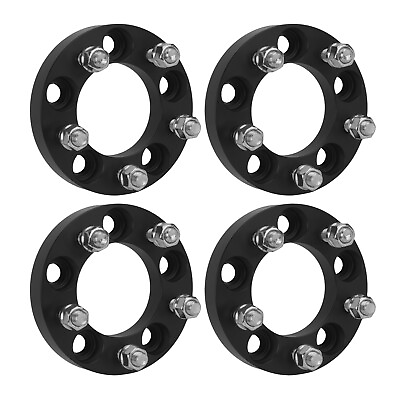 #ad 4Pcs 1quot; 5x4.5 5x114.3 Wheel Spacers 1 2quot; For Jeep Wrangler Ford Ranger Mustang $51.29