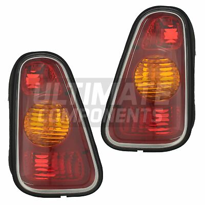 #ad BMW Mini R50 Hatchback 2001 2004 Rear Lights Lamps With Amber Indicator 1 Pair GBP 109.90