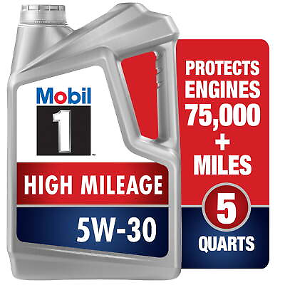 #ad High Mileage Full Synthetic Motor Oil 5W 30 5 Quart $22.40